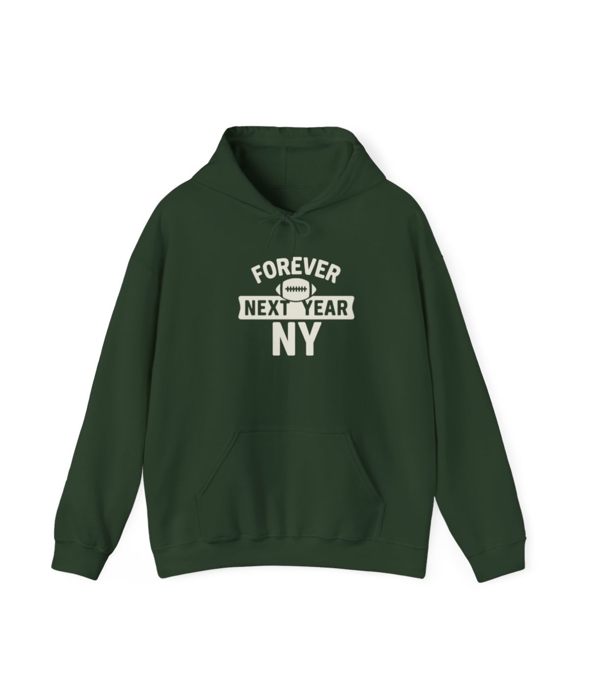 ForeverNextYearNY Hoodie Green and White
